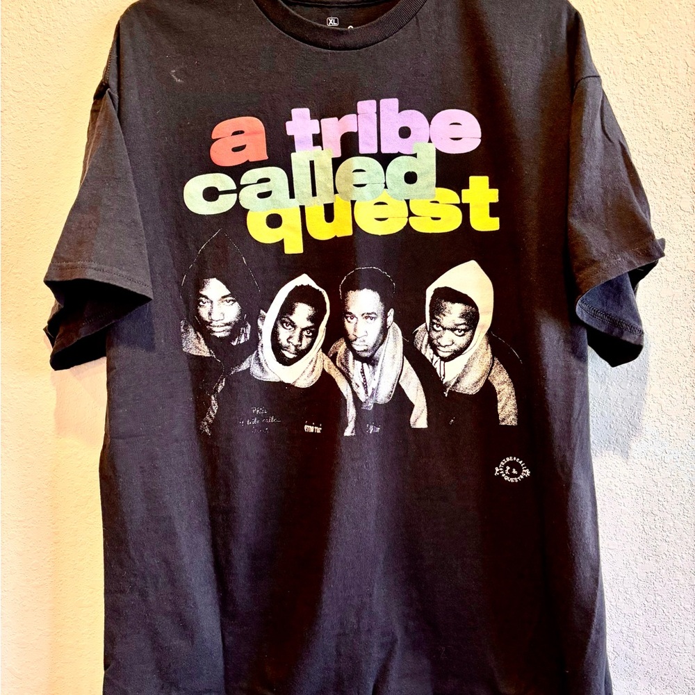 Vtg A Tribe Called Quest Black Graphic T-Shirt - Picture 2 of 4
